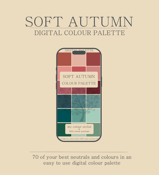 Digital colour palette download - Soft Autumn