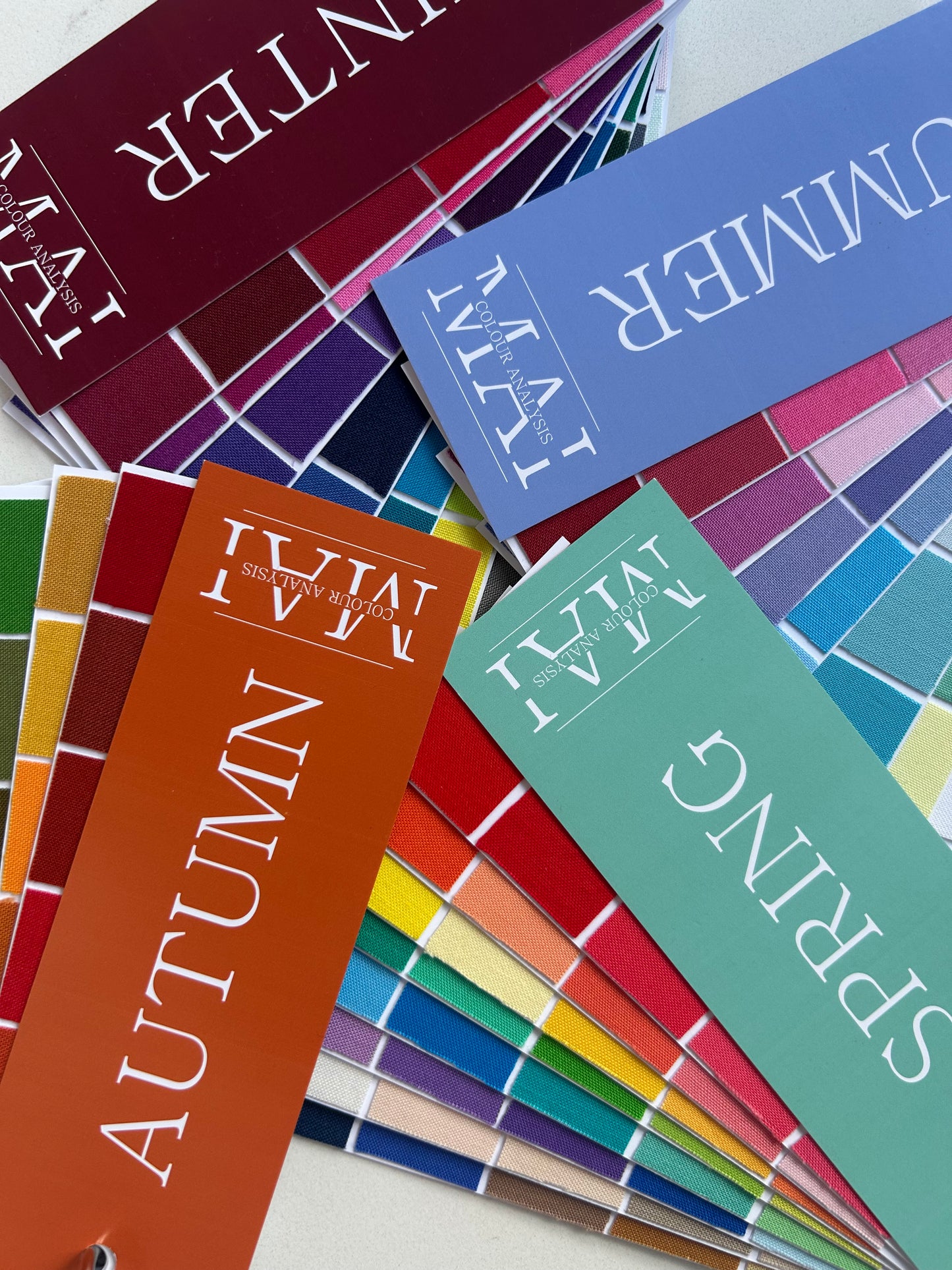 Fabric colour fans