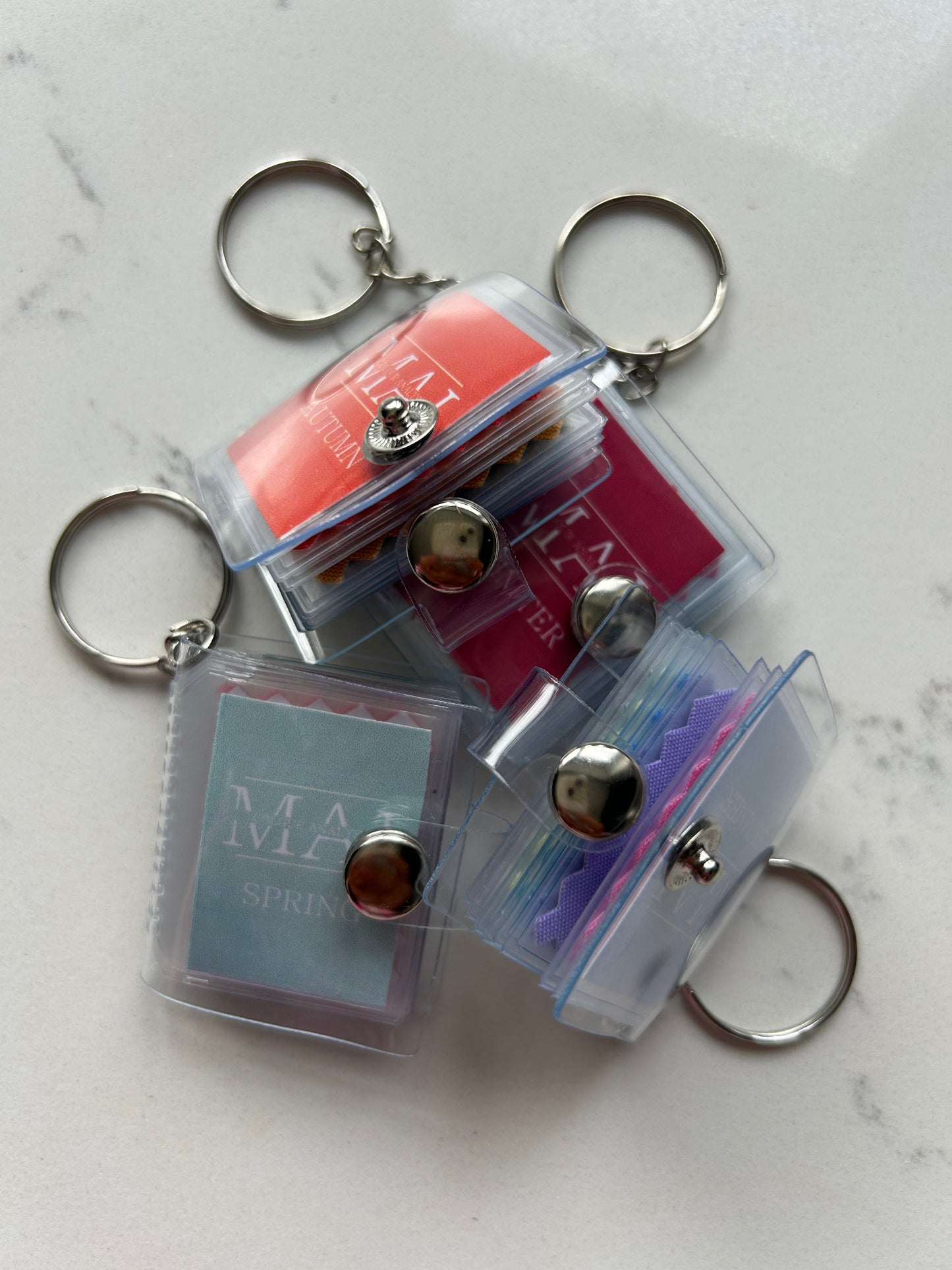 Colour analysis key ring