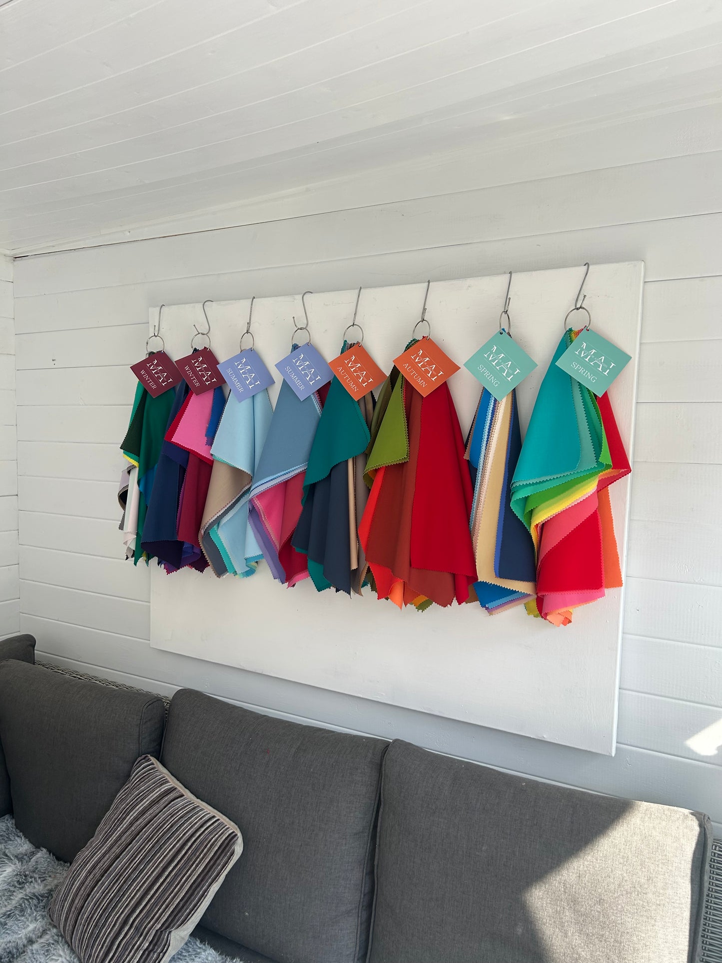 Colour analysis drapes