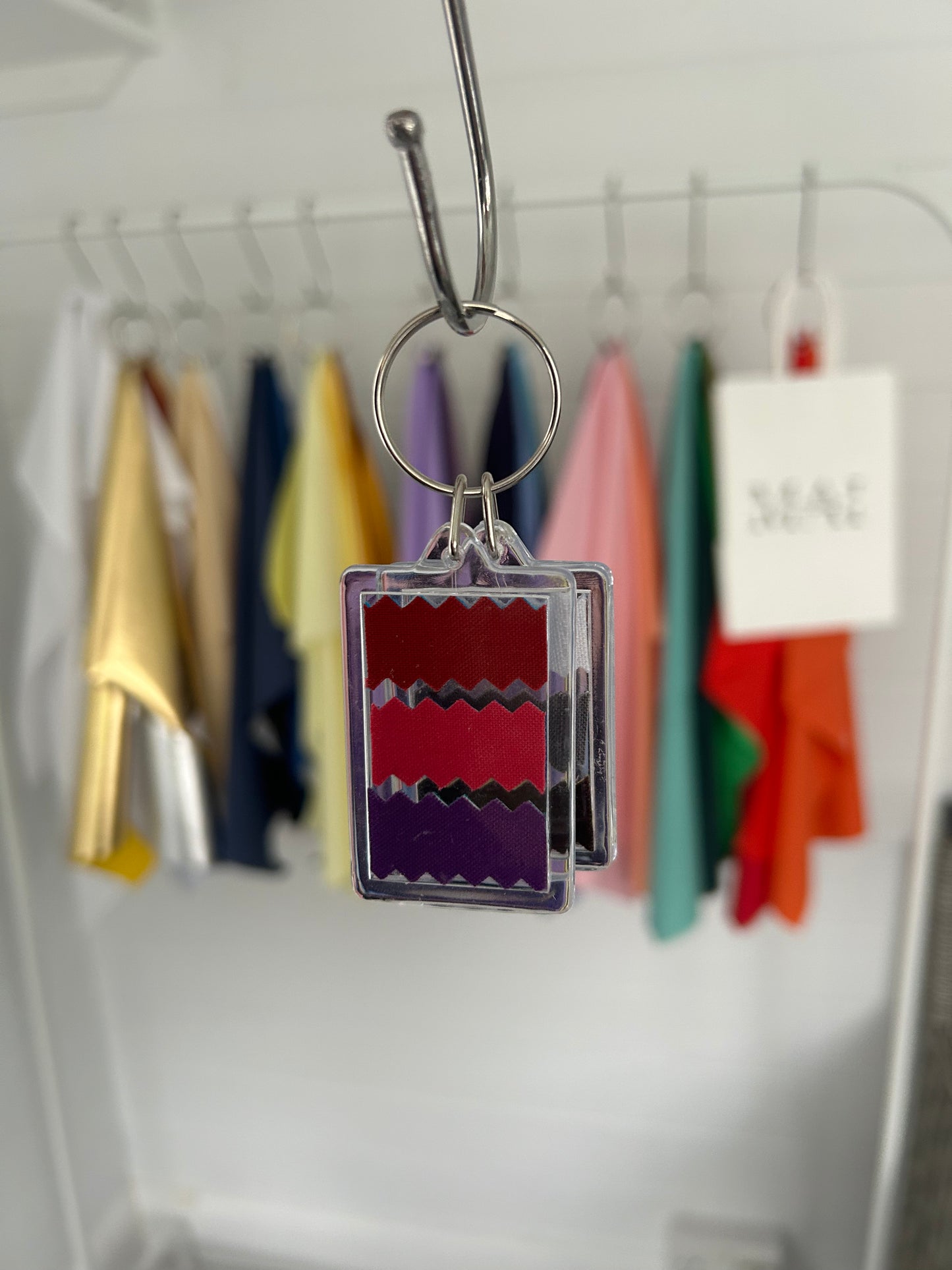 Colour analysis key ring