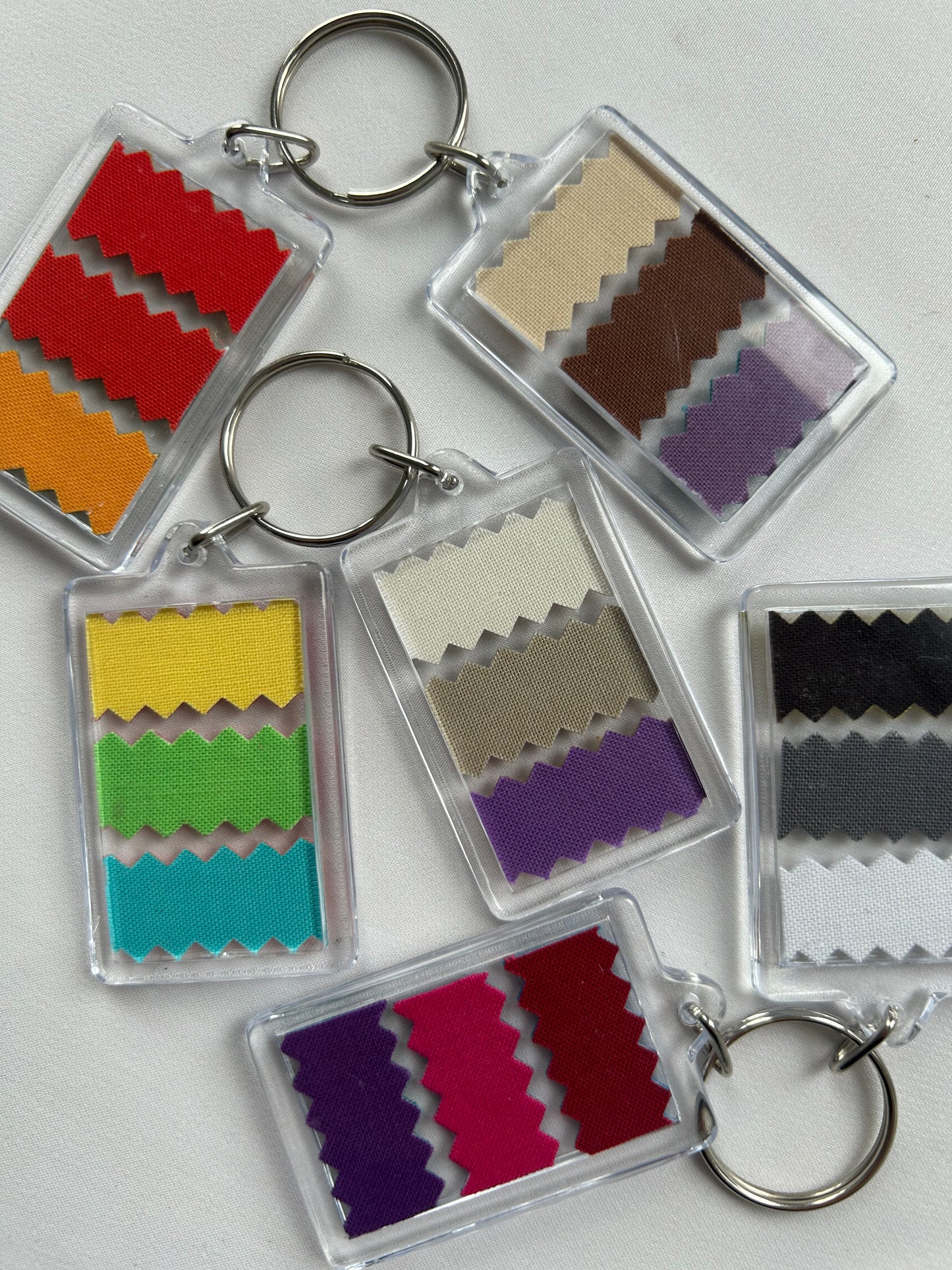 Colour analysis key ring