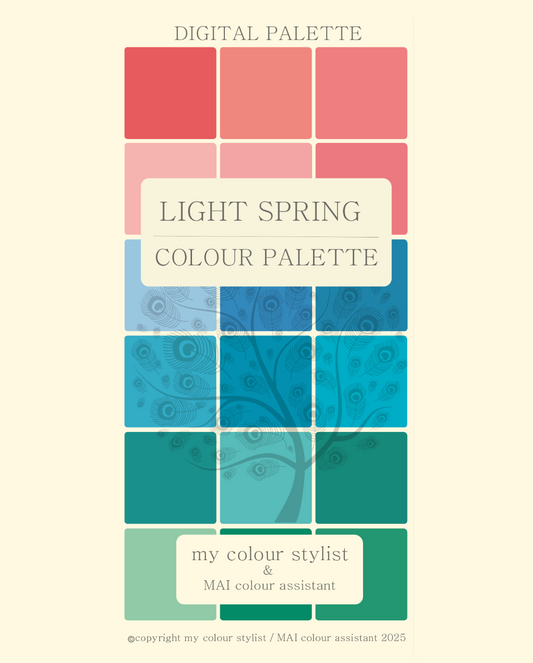 Digital colour palette download - Light Spring